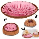 Bunte Filz-Schnüffelmatte für Hunde Durchmesser 40 cm faltbares interaktives Spielzeug für langsames Füttern und Geruchstraining 7