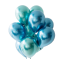 Bunte Geburtstagsballons 25 cm 10 Stk 8