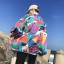 Bunte Herrenjacke mit japanischen Motiven 3