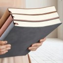 Bunter A4-Notizblock mit Lesezeichen Extra dickes Notizbuch für Schule und Büro Großes Tagebuch zum Notieren, Schreiben und Zeichnen 3