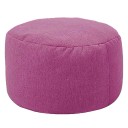 Bunter Bezug für Hocker 30×20 cm mit Reißverschluss aus Baumwoll-Leinen zum Füllen mit Schaumstoff oder Textilien für bequemes Sitzen 10