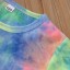 Buntes T-Shirt und Shorts für Mädchen L1296 2