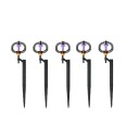 Buse de pulvérisation rotative 5 pcs 1