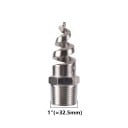 Buse en spirale en acier inoxydable 1" 32,5 mm 316L avec filetage externe anti-obstruction large pulvérisation pour irrigation 2