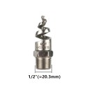 Buse spiralée en acier inoxydable 1/2" 20,3 mm 316L avec filetage externe contre le colmatage large jet pour l'irrigation 2