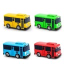 Buses for Children Set of 4 Small Toys Made of ABS Plastic with a Cheerful Face and Number on the Side Size 7 x 4 x 3 cm Each Bus in a Different 1