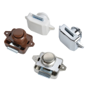 Button Furniture Lock 26 mm for Doors 15–27 mm Zinc Alloy Caravan Lock to Prevent Opening for Cabinets and Doors 2