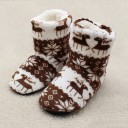 Buty domowe damskie - kapcie świąteczne 5