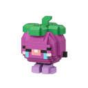 Byggesæt Mini Mangostan 6 x 5,2 x 6,08 cm 321 stk Mikro 3D DIY blokke Lækre frugter Kreativ model Dekorativt byggesæt til børn fra 8 år 2