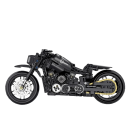 Byggsats Motorcykel 586 st 33 x 15,5 x 13 cm Barnleksak Transportleksak för pojkar 2