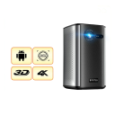 BYINTEK P70 mini projektor 300 ANSI DLP 960×540 støtte for 4K Android WiFi Bluetooth 8000mAh batteri automatisk korrektion 2