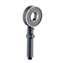 Cabeça de chuveiro de alta pressão com 3 modos Chuveiro manual ajustável e económico Botão STOP Bico de pulverização Conexão padrão 14