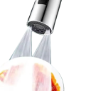 Cabeça de chuveiro para lava-louças com 3 modos de água, liga metálica, extensível universal, filtro contra respingos 5