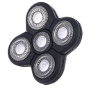 Cabeça de substituição para máquina de barbear elétrica com 5 lâminas Lâmina de substituição 5,5 x 3,2 cm 1