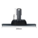 Cabezal de cepillo con raspador 25,5×13×4,3 cm negro para mopas de vapor Karcher SC1 SC2 SC3 SC7 Kaichi limpiador de vidrio PP plástico aleación 3