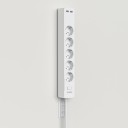 Cable alargador 5x enchufes, 2x USB 1