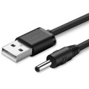 Cable de alimentación USB a jack DC 3.5mm M/M 1 m 2