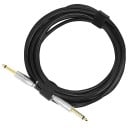 Cable de audio 3 m 6,35 mm macho–macho Cable de conexión para guitarra eléctrica Señal estable Aleación de aluminio y magnesio Accesorio 1