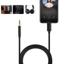 Cable de audio USB-C a jack de 3,5 mm 80 cm Conectores rectos Para conectar el teléfono a un altavoz o radio de coche con entrada AUX 7