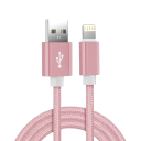 Cable de carga rápida USB A a iPhone Lightning de 1,5 m, cable trenzado de nailon de 3 A, cable de datos para dispositivos iOS, carga y sincronización rápidas. 12