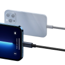 Cable de carga rápida USB A a Lightning 1 m Cable de sincronización 2.4A Alta compatibilidad Transferencia de datos y carga de 480 Mbps 3