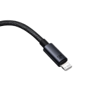 Cable de carga rápida USB A a Lightning 1 m Cable de sincronización 2.4A Alta compatibilidad Transferencia de datos y carga de 480 Mbps 4