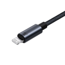 Cable de carga rápida USB A a Lightning 1 m Cable de sincronización 2.4A Alta compatibilidad Transferencia de datos y carga de 480 Mbps 6
