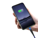 Cable de carga rápida USB A a Lightning de 25 cm y 3 A para iPhone QC 2.0, 3.0 y 4.0. Cable de datos corto para carga rápida de teléfono 7