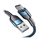 Cable de carga rápida USB A a USB C 2 m 5A 480 Mbps Cable de carga de datos de largo Tipo C Carga rápida Diseño sólido y duradero 3