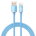 Cable de carga rápida USB A a USB C de 2 m, 120 W, 6 A, trenzado de nailon, carga y transferencia de datos ultrarrápidas, tipo C, compatible con PD. 15