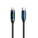 Cable de carga rápida USB C a Lightning 2m con indicador LED 20W PD compatible con iPhone iPad carga rápida transferencia de datos 480 Mbps 4