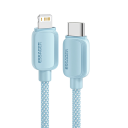 Cable de carga rápida USB C a Lightning de 2 m, 3 A, PD, 29 W, cable de datos de 480 Mbps para iPhone, iPad, iOS, cable de datos para carga y transferencia de datos 10