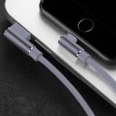 Câble de charge angulaire pour Apple Lightning vers USB 4