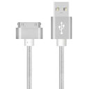 Câble de charge rapide 30 broches vers USB A 2 m câble de données et de charge 2.4A pour anciens appareils Apple iPhone iPad iPod 4
