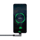 Câble de charge rapide USB A vers USB C 1 m angle à 90 degrés 6A câble de données et de charge Type-C pour la charge et la synchronisation 8