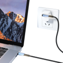Câble de charge rapide USB C vers USB C 1 m 100W connecteur coudé 90° lumière LED PD QC4.0 transfert de données 480 Mb/s câble tressé 8