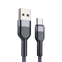 Câble de chargement rapide USB C et USB A 2 m câble de données 5A pour chargement rapide et transfert de données des appareils TYP-C téléphone 3