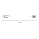 Câble de chargement rapide USB C vers Lightning 1 m PD 20W câble de chargement et de synchronisation 480 Mbps haute compatibilité de transfert 10