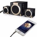 Câble de connexion AUX 3,5 mm jack divisé en deux connecteurs Pour connecter un téléphone à des haut-parleurs Câble noir avec des boîtiers 6