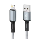 Cable de datos de carga rápida USB A a iPhone Lightning 25 cm 3A cable corto fijo para iPhone iPad carga rápida y transferencia de datos 480 Mbps 1