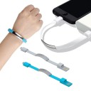 Cable de datos para pulsera USB a Micro USB / USB-C / Lightning 1