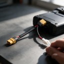 Cable de distribución de alimentación XT60 a SM-2A para luces y intermitentes de bicicleta eléctrica Max 2 A Cable 22 AWG con aislamiento de teflón 5