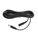 Cable de extensión de alimentación de 5 m CC, 5,5 mm x 2,1 mm, conector macho-hembra, cable negro para tiras LED, cámaras y accesorios 1