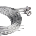 Cable de freno de bicicleta 2 m Cable interior 1,2 mm Para bicicletas de montaña y carretera Cable universal para frenos delanteros y traseros Fácil 1
