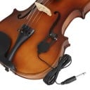 Câble jack audio avec clip pour guitare acoustique 2,8 m Câble de transmission noir Connexion facile de l'instrument Sortie audio Aucune 4
