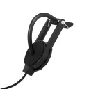 Cable jack de audio con pinza para guitarra acústica 2,8 m Cable de transmisión negro Fácil conexión del instrumento Salida de audio No requiere modificaciones 7