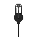 Cable jack de audio con pinza para guitarra acústica 2,8 m Cable de transmisión negro Fácil conexión del instrumento Salida de audio No requiere modificaciones 8