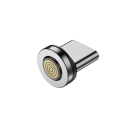 Cable magnético giratorio de carga rápida USB C a USB A, 1 m, conector magnético, cable de datos 3A, velocidad de transferencia de 480 Mbps 2