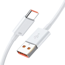 Cable USB C a USB A de carga rápida de 120 W y 1,5 m, trenzado de nailon, cable de datos ultrarrápido para dispositivos móviles de 12 V y 10 A. 3