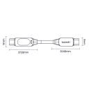 Cable USB C a USB C de carga rápida de 2 m, 100 W, 5 A, con pantalla LED, cable tipo C para carga rápida PD QC 4.0 3.0, transferencia de datos de 480 Mbps. 2